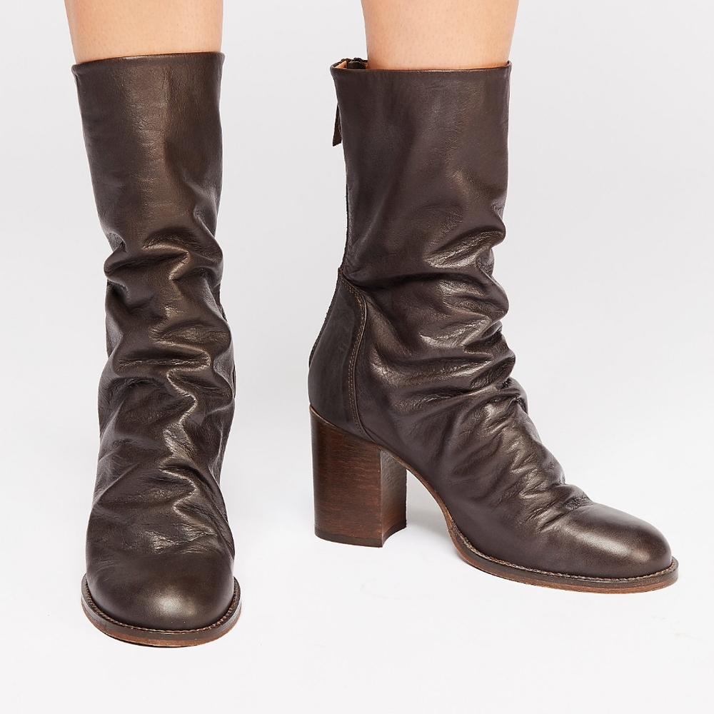 Free People Elle Block Heel Boot NEW